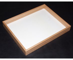 Деревянная коробка 40х50x6, светлая